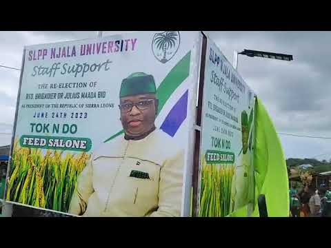 NJALA UNIVERSITY STAFF CELEBRATE PRESIDENT BIO AND ENDORSE HIS SECOND TERM BID