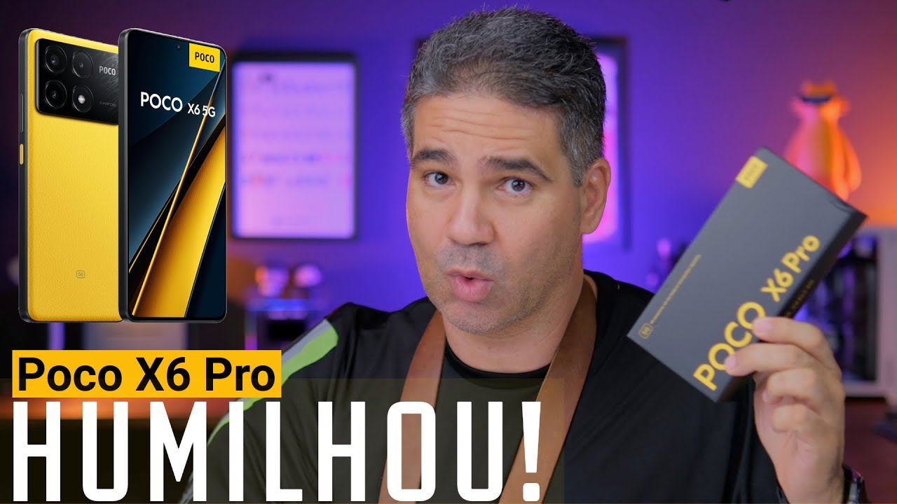 XIAOMI POCO X6 PRO HUMILHOU ATÉ O GALAXY S24 ULTRA DA SAMSUNG?