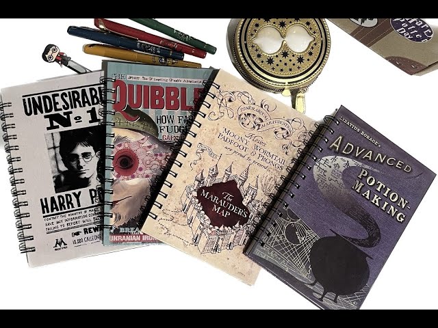 Vídeo relacionado con Harry Potter Cuadernos A6, Libreta Hogwarts, Cuadernos de Notas, Diarios de Escritura, Cuaderno Hogwarts Dorado, Regalo para Adultos y Adolescentes