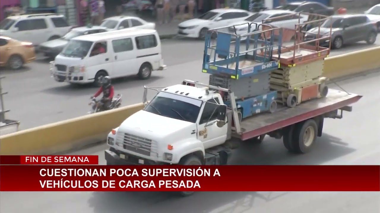 Cuestionan poca supervisión a vehículos de carga pesada