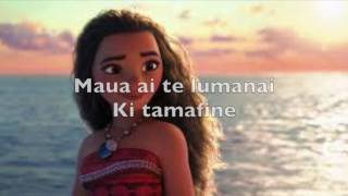 An Innocent Warrior Lyric Video...//Moana Soundtrack