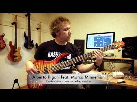"EvoRevolution" (Alberto Rigoni feat. Marco Minnemann) -  bass recording session