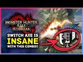 Monster Hunter Rise Sunbreak - Switch Axe Is INSANE With This COMBO!