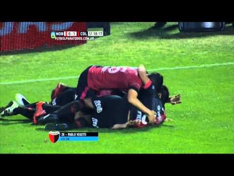 Gol de Vegetti. Newell's 0 - Colón 1. Fecha 22. Primera División 2015. FPT.