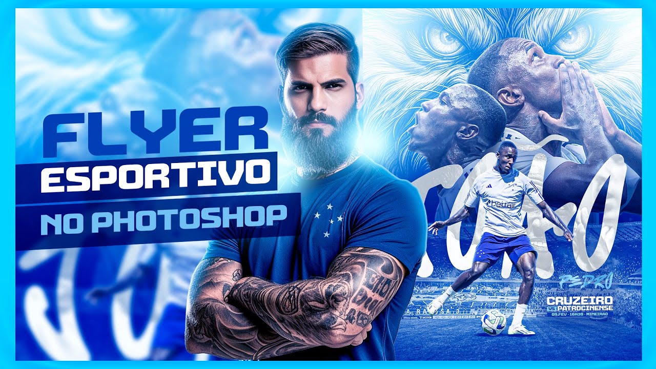 Como criar Flyer Esportivo INCRÍVEL no Photoshop