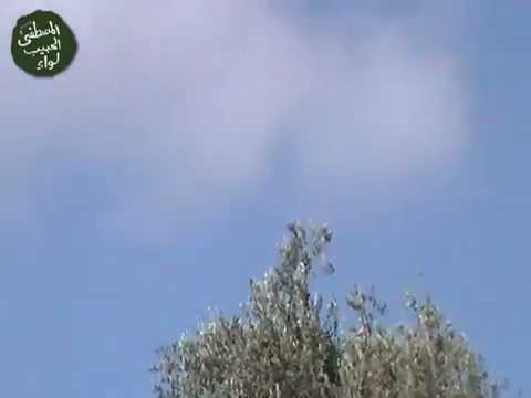 استهداف كتيبة ذي النورين بالرشاشات الثقيلة للطيران الحربي في سماء الغوطة الشرقية في ريف دمشق