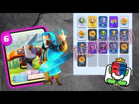 Ice Bow At 6400 Trophies - Clash Royale Top Ladder Gameplay