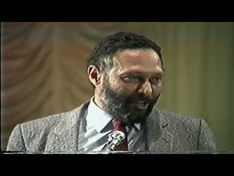 Professor Stuart Hall at the Inaugural Karl Marx Memorial Lecture, Sheffield, 1983