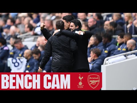 BENCH CAM | Tottenham Hotspur vs Arsenal (2-3) | All the reactions on the touchline!