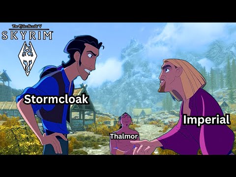 Stormcloaks and Imperials when they see a Thalmor