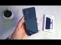 Samsung Galaxy A55 5G Unboxing Awesome Navy Aesthetic Asmr