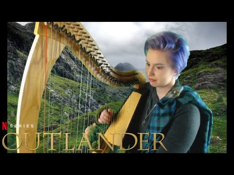 Outlander Theme ~ Skye Boat Song ~ Harp Cover