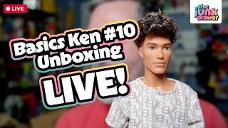 Let's Unbox Barbie Basics Ken #10 LIVE!! 📱