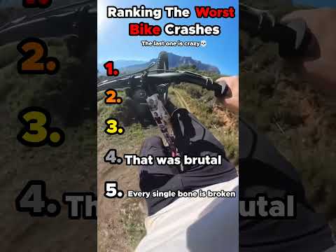 Ranking The Worst Bike Crashes #fails #ranking #ranked #mtb #crash