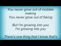 Soul Asylum - Growing Into You Lyrics