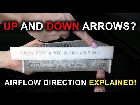 Cabin Air Filter Airflow Direction Explained! Where Should UP And DOWN Arrows Point?