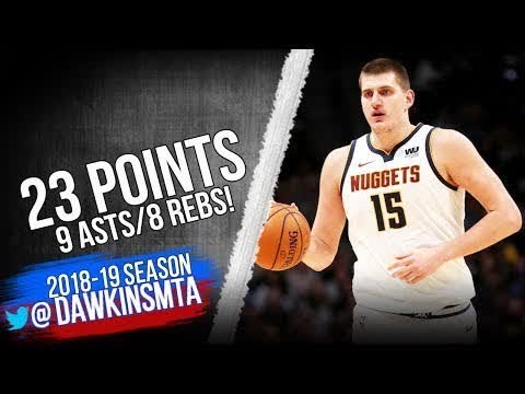 Nikola Jokic Full Highlights 2018.12.29 Nuggets vs Suns - 23 Pts, 8 Rebs, 9 Asts! | FreeDawkins