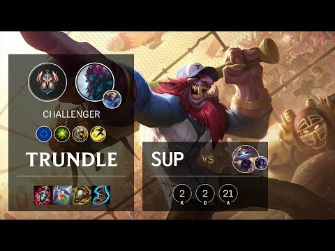 Trundle Support vs Yuumi - EUW Challenger Patch 10.8
