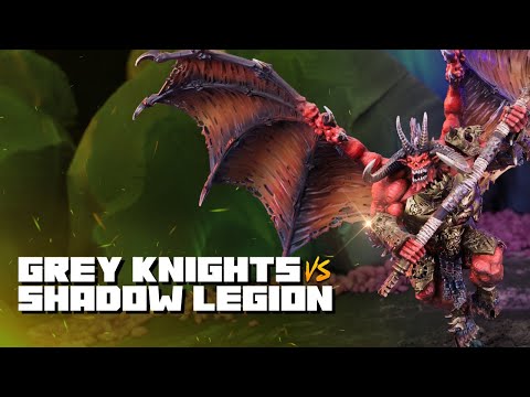 Chaos Daemons vs Grey Knights - A LIVE Warhammer 40k Battle Report