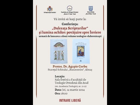 Conferință și lansare de carte