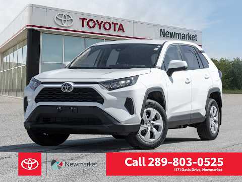 2025 Toyota RAV4 LE AWD in White for sale at Newmarket Toyota in Newmarket, ON