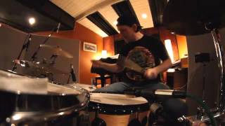Greg Mastin tracking drums for Voyag3r