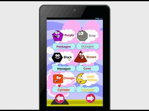 Learn color and shapes english Video