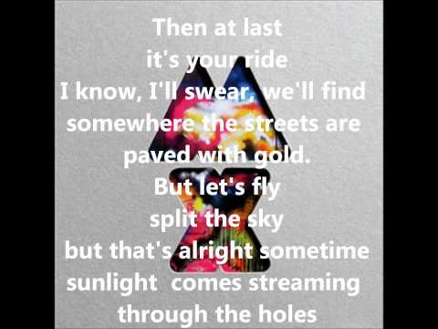 U.F.O - Coldplay [lyrics]