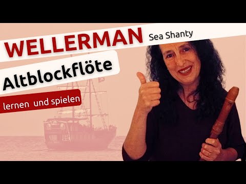 Wellerman - Sea Shanty - Altblockflöte spielen und lernen #recorder #flöte #onlineearning