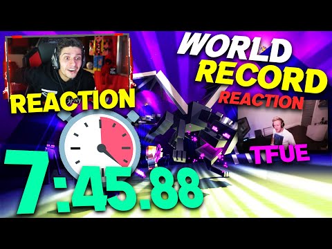 REACTION ALLA REACTION DI TFUE AL NUOVO RECORD MONDIALE DI MINECRAFT !!