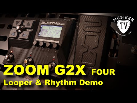 Zoom G2X Four Looper & Rhythm - Demo