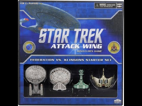  Klingon vs Federation  Star Trek Attack Wing 2 player starter set