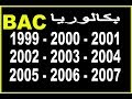 مواضيع بكالوريا النظام القديم من 1999 الى 2007 جميع الشعب ا