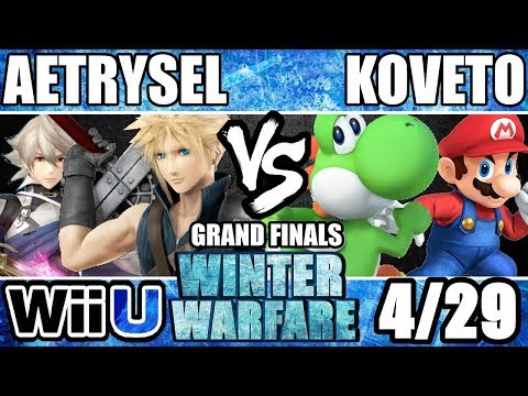Aetrysel (Cloud, Corrin) vs Koveto (Yoshi, Mario) | Grand Finals - Winter Warfare 2017