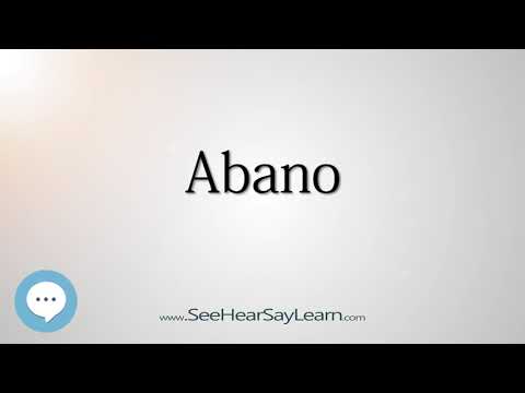 Abano (How to Pronounce Cities of the World)💬⭐🌍✅