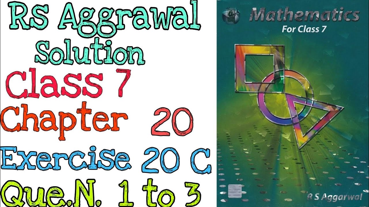 Watch video Rs Aggarwal Class 7 Exercise 20C Question number 1,2,3 | Mensuration | MD Sir Now Rs Aggarwal Class 7 Exercise 20C Question number 1,2,3 | Mensuration | MD Sir