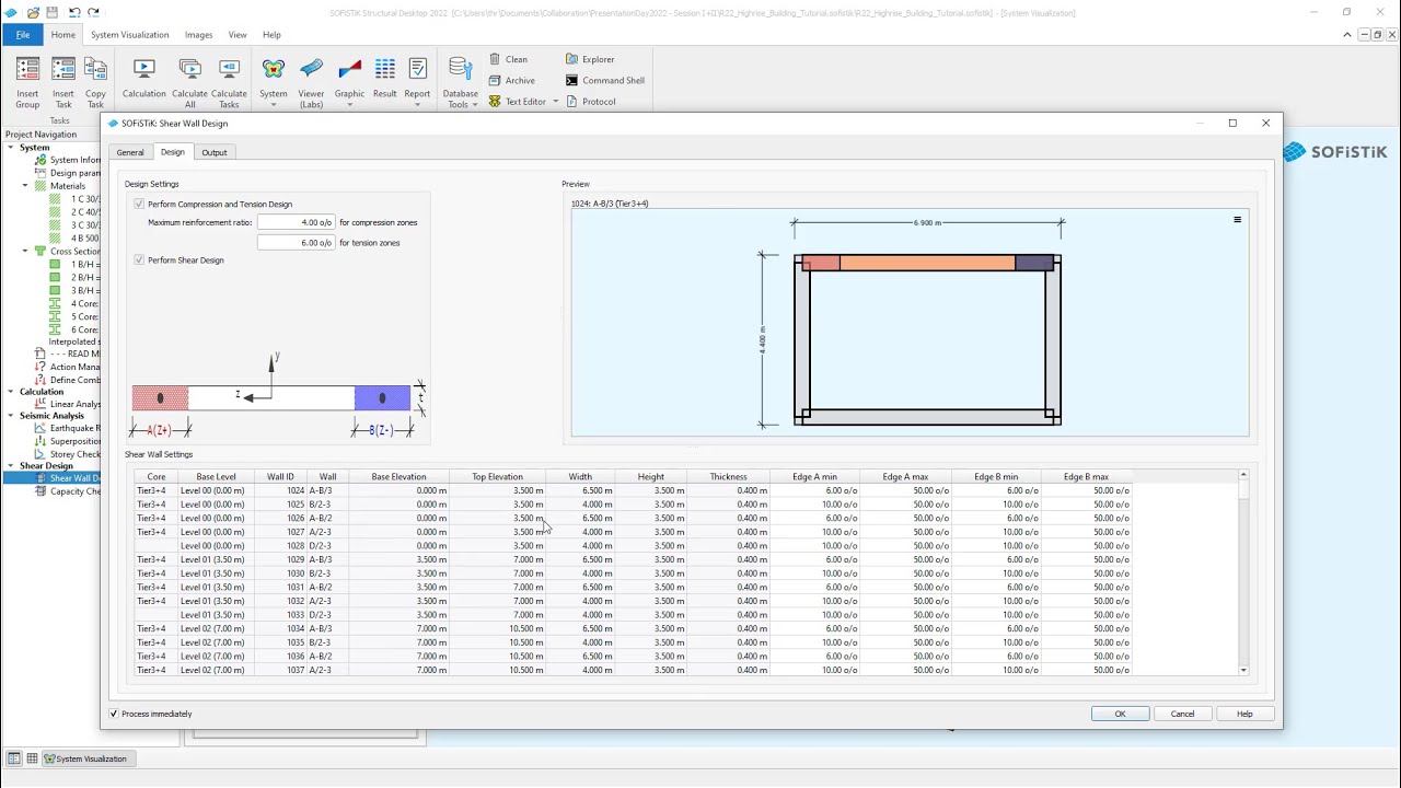 Seismic Analysis and Shear Design BIM #7 – Shear Wall Design