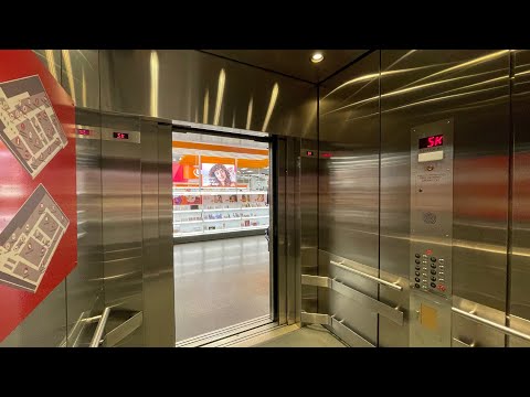 It Got Modernized!! TK Elevator Hydraulic Elevator @ Target in Minneapolis, MN