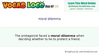 Video thumbnail for moral dilemma