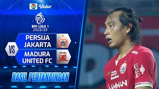Hasil Pertandingan Persija Jakarta VS Madura United FC BRI Liga 1 2022 2023 Mp4 3GP & Mp3
