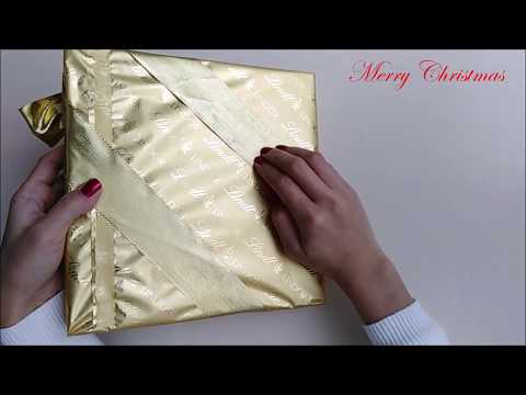 ASMR unboxing Lindt gift box