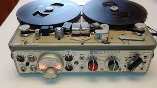 Video thumbnail for Nagra IV-S - Analog Tape Playing 7" Reel @15IPS by Dre J Analog