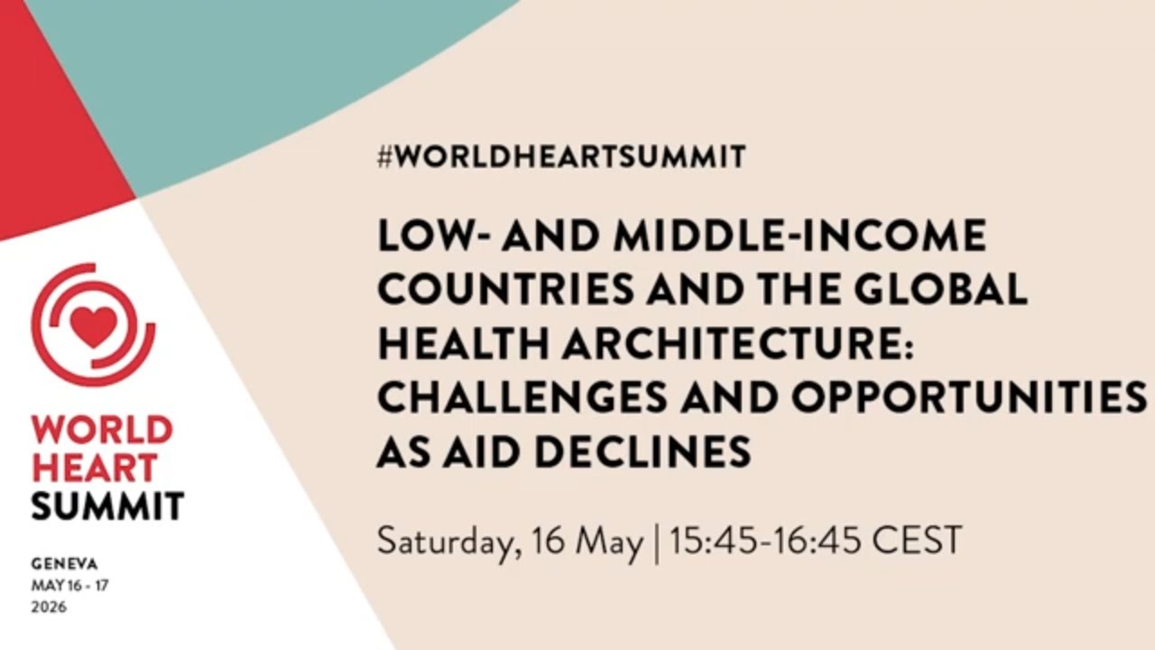 15:45-16:45 - Panel: LMICs and the global health architecture: challenges and opportunities as aid declines