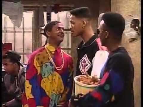 Fresh Prince of Bel-Air   Carlton playing gangster in Compton.flv