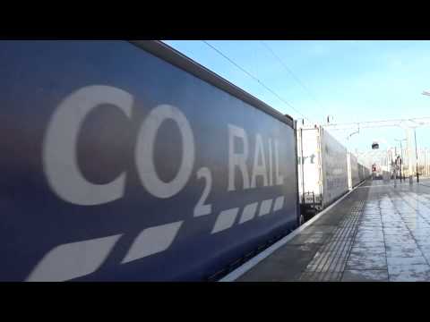 66434 DRS 4L48 Daventry to Purfleet Tesco's passing Bletchley 24 11 2014