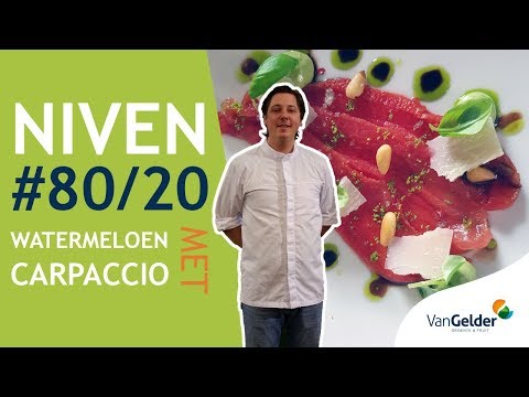Niven kookt #80/20: Watermeloen carpaccio