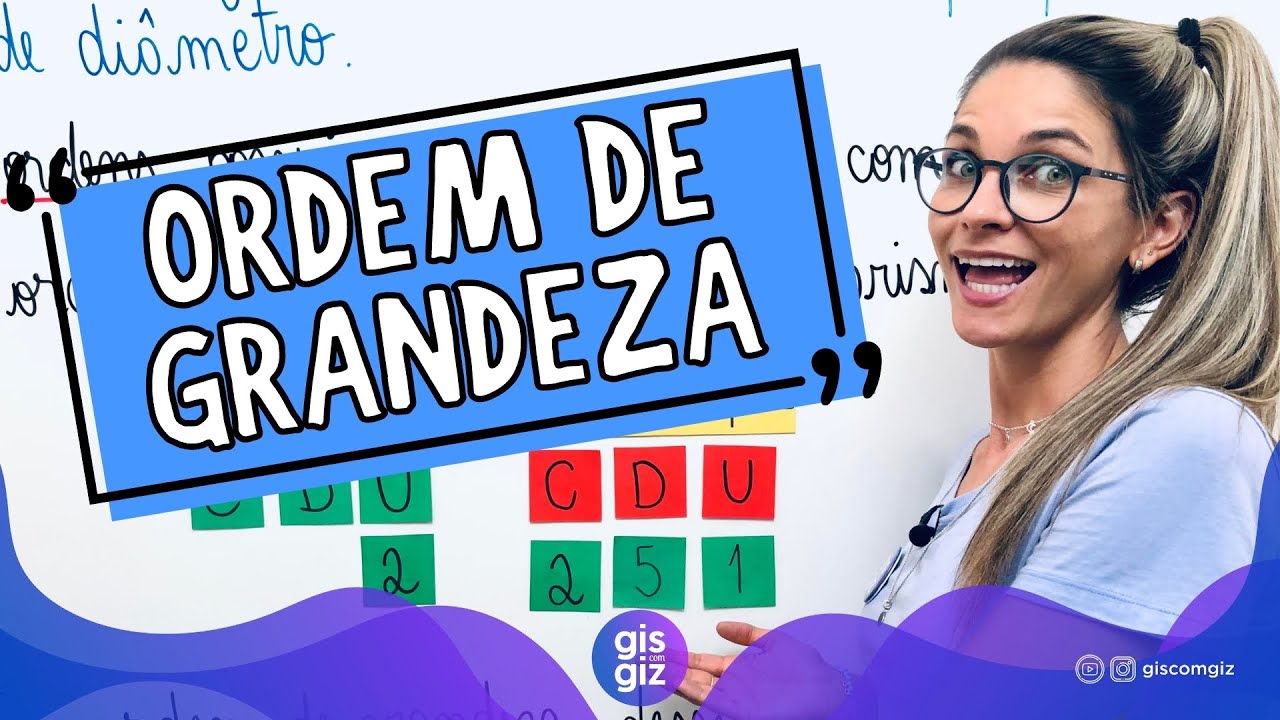ORDEM DE GRANDEZA \Prof. Gis/ MATEMÁTICA