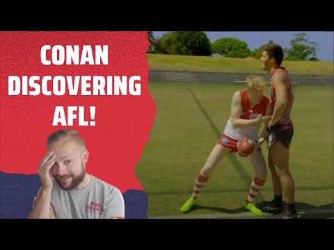 Rob Reacts to... Conan Plays Australian Rules Football With The Sydney Swans | CONAN on TBS