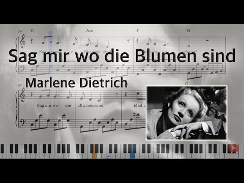 Sag Mir Wo Die Blumen Sind - Marlene Dietrich