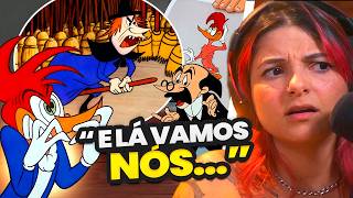 O PICA PAU NÃO DEIXOU A BRUXA LEVAR MADEIRA?